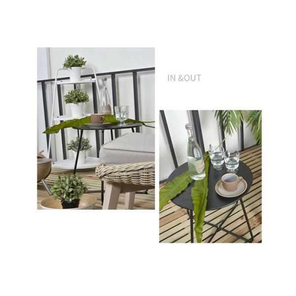 Kd Design 40x45cm Metal Round Coffee Tables Contemporary For Living Room