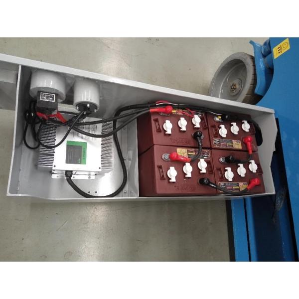 Indoor Outdoor Single Man  Electric Scissor Lift  Pneumatic 8m 10m 12m Towable