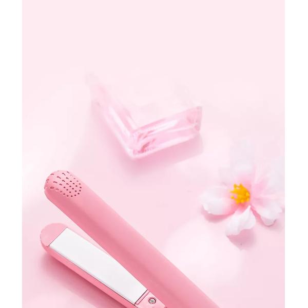 Mini Flat Iron Hair Straightener 2 In 1 Small Curling Hair Crimper For Women Travel