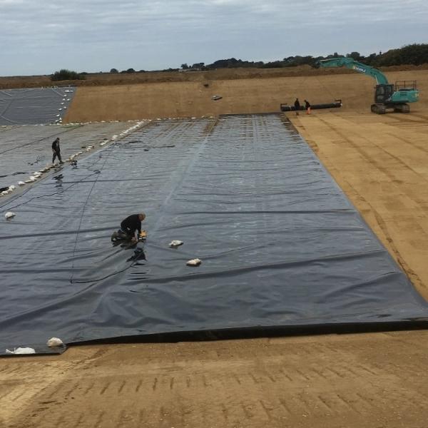 Folha grossa Textured de Geomembrane 1.0-2.5mm do Hdpe para lagoa da operação de descarga ou do forro ou de peixes da lagoa ou Aquafarm