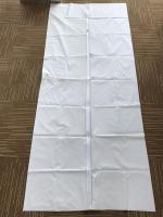 Material do PVC branco da urna e do saco para a pessoa inoperante 0,2 milímetros de espessura 220 * 80 Cm