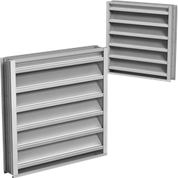 Анодированное полуфабрикат фиксированное алюминиевое Louvered окно погодостойкое