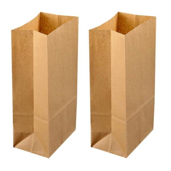 Greaseproof Food Safe Brown Paper Bags Composite for promotion