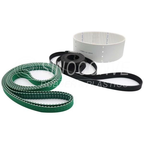 Construction Works Essential Auto Double Sided White PU Timing Belt with Customization