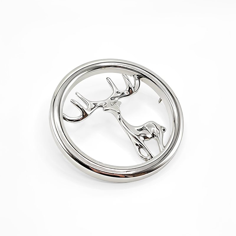 Golden Deer-Shaped Sofa Buttons Nordic Style Decorative Buttons for Headboards & Curtains