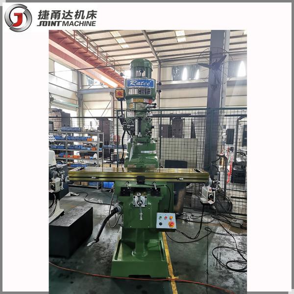 Taiwan Parts Manual Turret Milling Machine 4540rpm Table 1370*280