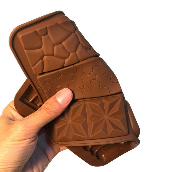 MHC Dubai Chocolate Mold Deep Kit Large Baking Cake Moulds Pistachio 3d Custom Silicone Dubai Chocolate Mold