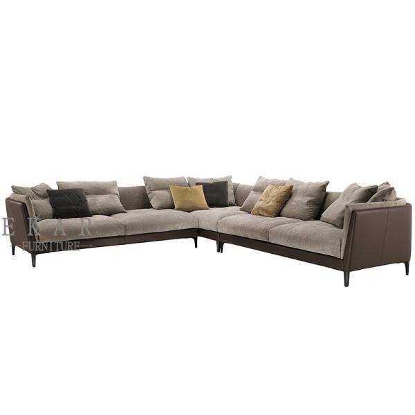 Contemporary Style High End New Model Large Corner Italian Sofa