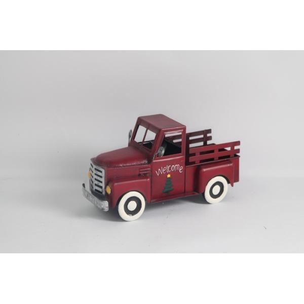 Современные металлические рождественские украшения Красные машины Рукоделие