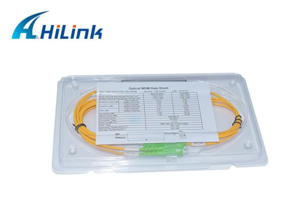 Estabilidade alta 1310nm 1490nm 1550nm da fibra ótica do WDM do ABS FWDM 2 anos de garantia