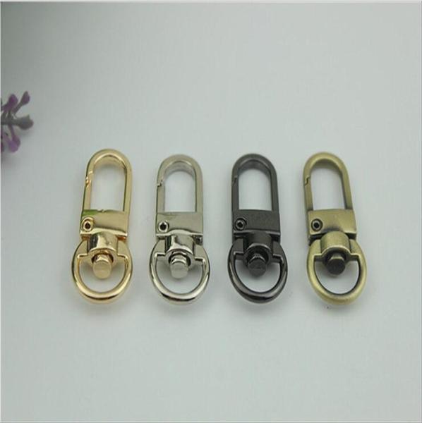 Lanyard accessories zinc alloy hanging brush anti brass 11 mm round eye bolt snap hook bag