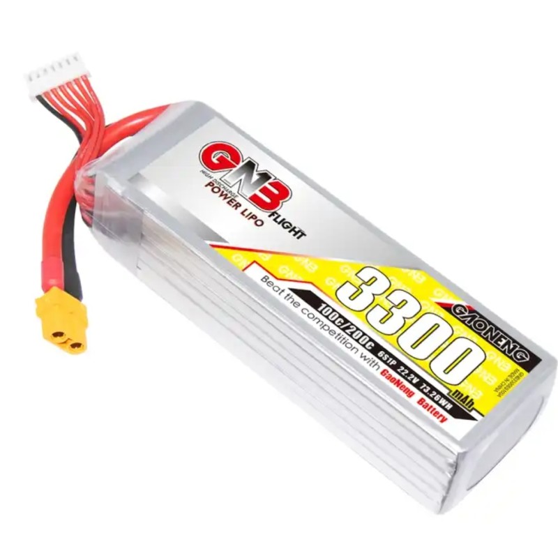 GNB 3000mAh 6S LiPo 22.2V 100C XT60 RC Car Drone Battery High-Performance 3500 5000mAh C-Rating Flight High Discharge C