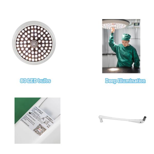 Veterinary Celling Medical Operation Room Theatre Led Ot Shadowless Light Surgical Lamp Good Price Factory