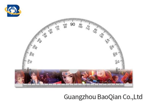 School Students Kids Custom Printed Rulers Stationery Set Food Grade 3D Lenticular Sheet