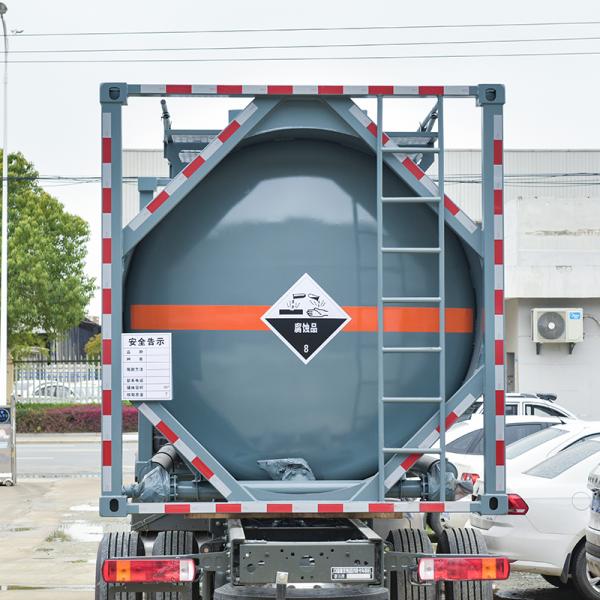 Custom Chemical ISO Container 20ft 30ft 40ft External Dimensions 6058mm*2438mm*2591mm