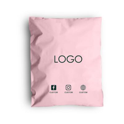 CTCX Custom Printed Pink Plastic Packaging Shipping Postage Poly Mailers Polymailer Mailing Bags for Clothes