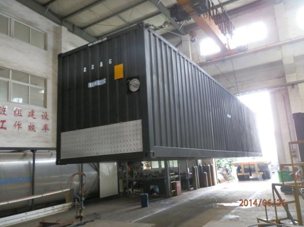 Black Liquid Asphalt Storage Tanks Insulated Hot Asphalt Heating Tank