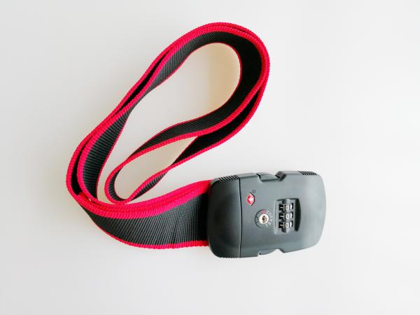 Fashion TSA Luggage Strap Lock TSA 329 PC Material Adjustable With 2 Keys