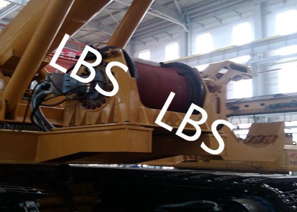 Electric / Hydraulic Crawler Crane Winch Crane Windlass Groove Drum