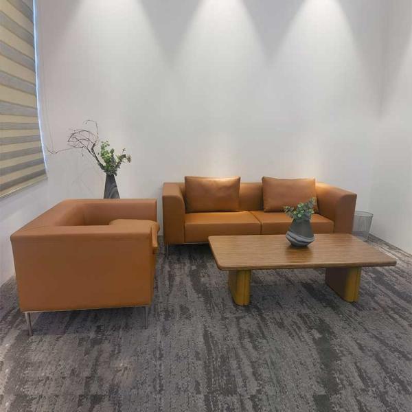 Modern Office Couch Leather Waiting Room Comfortable Executive Office Sofa