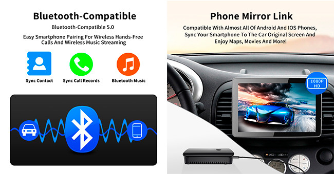 Все в одной коробке 64GB Ai мультимедиа андроида беспроводной коробки CarPlay AI полной