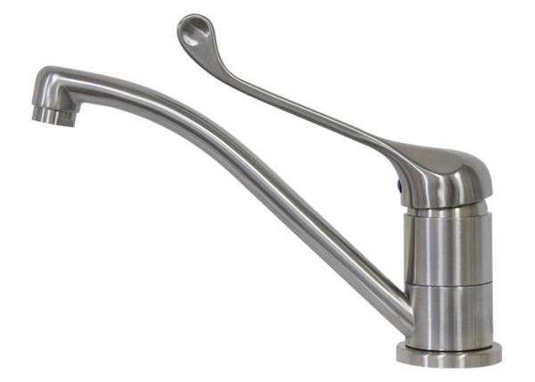 Watermark AISI304/316 long handle hospital sink faucet steel lavatory tap