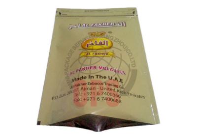 Three Side Seal Plastic Tobacco Pouch 19*29.5cm With Zipper Lock