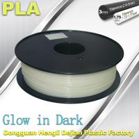 fulgor material da impressora 3D No PLA escuro do filamento Green1.75/3.0mm