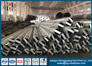 Flange Connection Power Distribution Poles For Power Transmission And Distributi