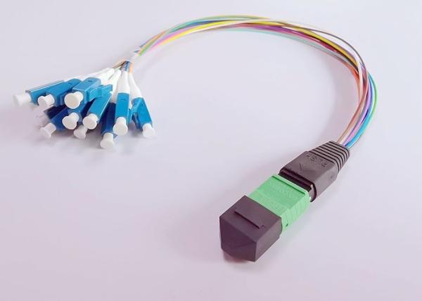 Cabo de fibra ótica simples industrial, cabo estável da fibra da manutenção programada do desempenho