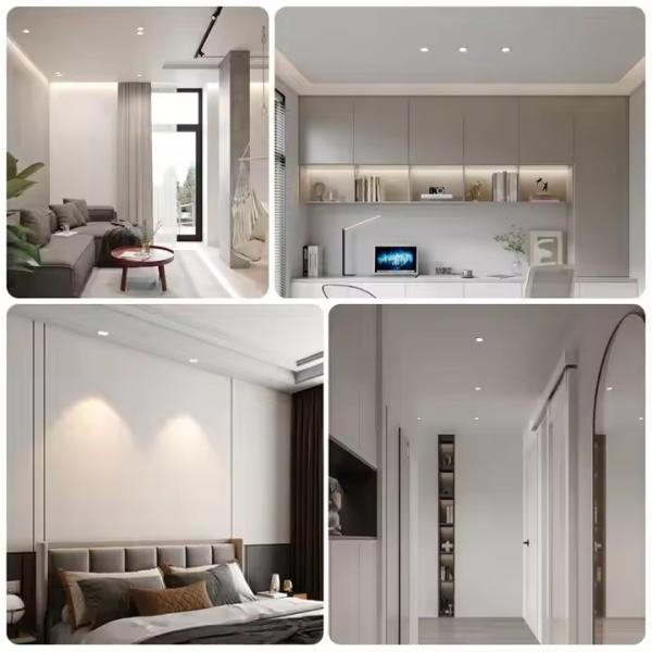 Full Spectrum LED DownLight High End Anti Glare LED COB Downlight For Home Hotel Villa