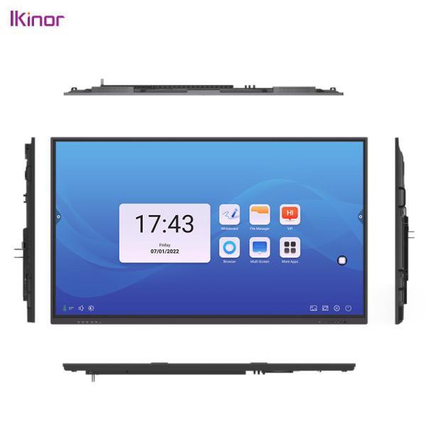 4K Portable Interactive Whiteboard , Electronic Interactive Panel 75 Inch