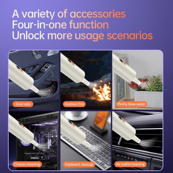 Portable Travel Car Vacuum Cleaner Strong Suction Cordless Handheld Vacuum Cleaner