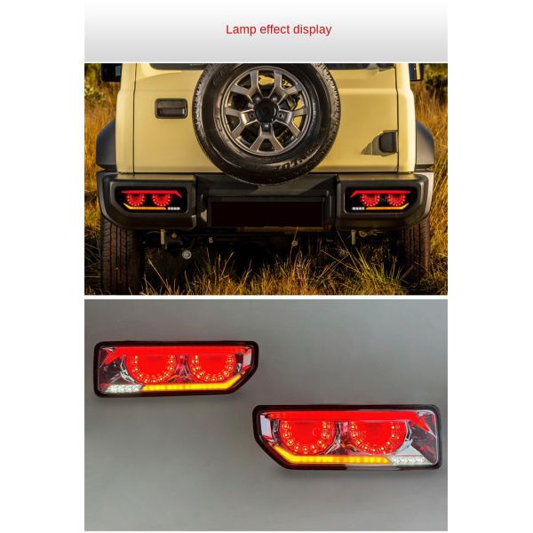Demillon 2019-2024 for Suzuki Jimny Led Taillights Brake Lights Rear Bumper Brake Taillights