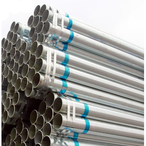 Anti Corrosion Galvanized Round Tubing , Straight Welded Pipe For Construction