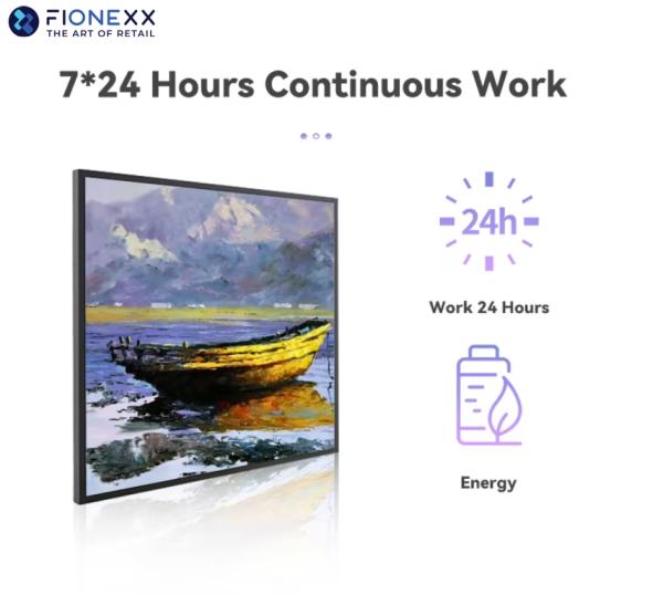 Pantalla LCD cuadrada de alto contraste con diferenciación visual para señalización digital minorista