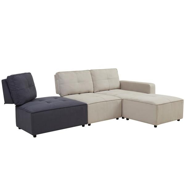 Living Room Luxury Corner Sofa Multifunctional Anti Abrasion