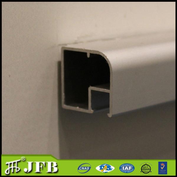 Wide frame extruded aluminum profile for kitchen cabinet