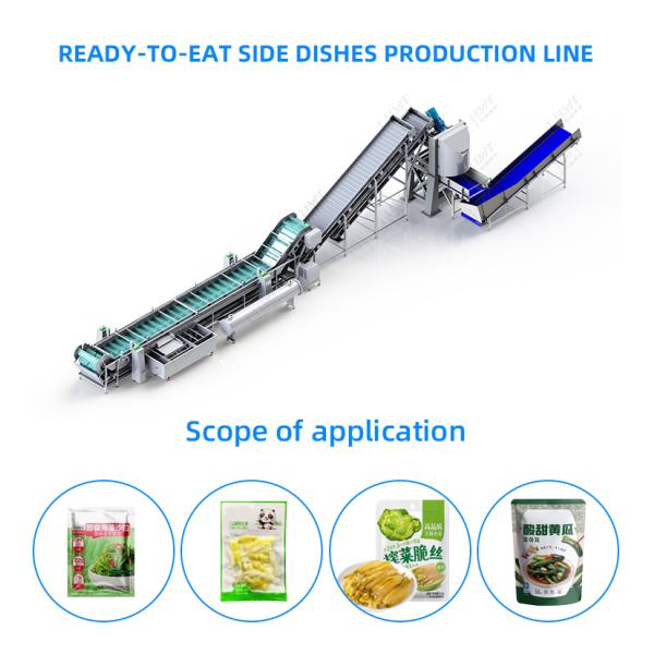 Pre-prepared Food Production Line Fully Automatic Ready-to-eat Food Processing Equipment
