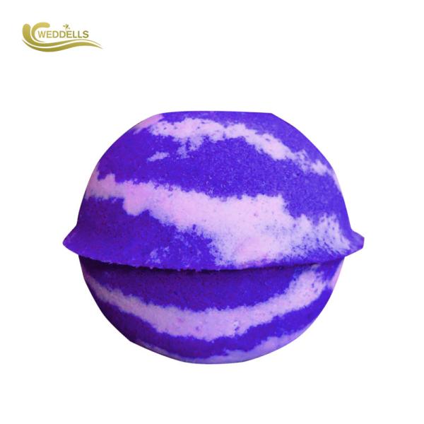 Colored Natural Ingredient Essential Oil CBD Bath Bomb Sls Free Eco Friendly