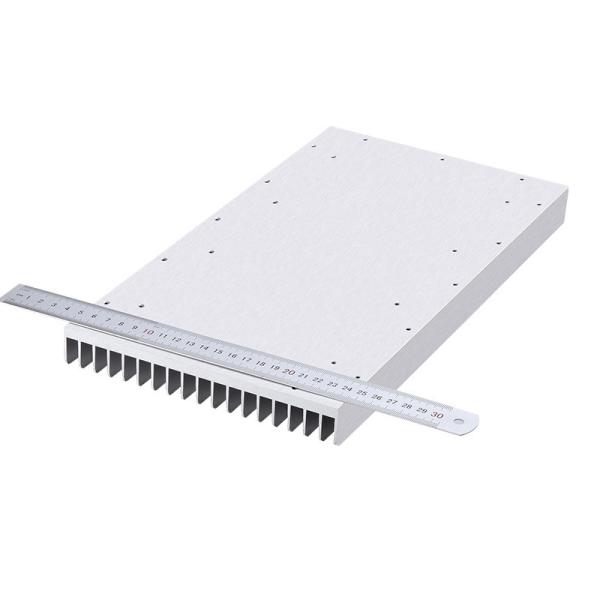 LED Aluminum Track Profile Heat Sink With Hidden Mounting Clips For Housing Decoration