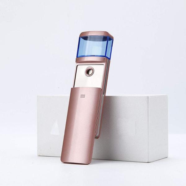 USB Rechargeable Nano Facial Mister , Textured Sliding Mini Handy Mist Sprayer