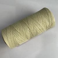 Salsicha torcida bege do laço 4140D 2Ply PP do algodão que amarra a guita para o carniceiro