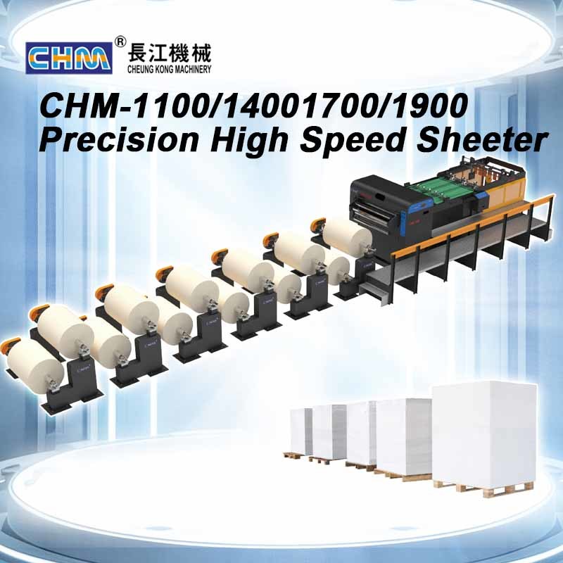 Paper Sheeter Machine Reel Roll To Single Paper Sheet Cutter Machine
