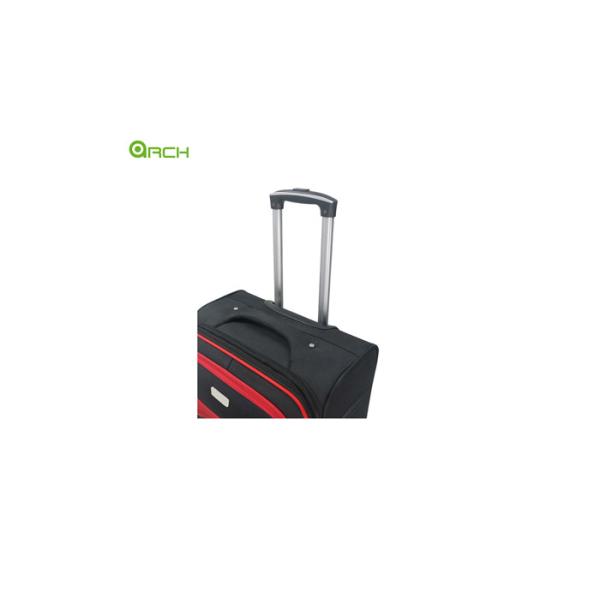 1680d Polyester Travel Trolley Case with Two Front Pockets and Spinner Wheels