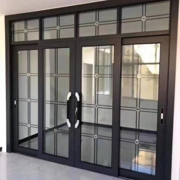 Galvanized Steel Decorative Entry Door Modern Stainless Steel Entry Doors