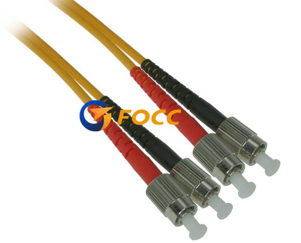 APC Polish Type 3.0mm FC Duplex Single Mode Fiber Optic Cable PVC Sheath Fiber Patch Cable