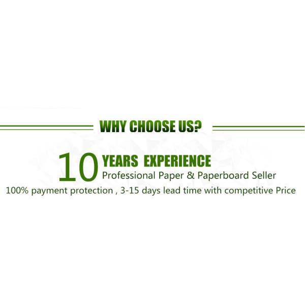 High Glossy 250g Corrugated Medium Paper / Board White Color For Cigarette Boxes