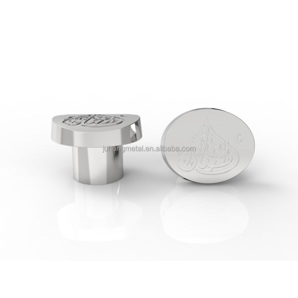 Customizable Logo 15mm Zinc Alloy Perfume Crown Cap Metal Cover for Liquid Application Chinese Style FEA 15