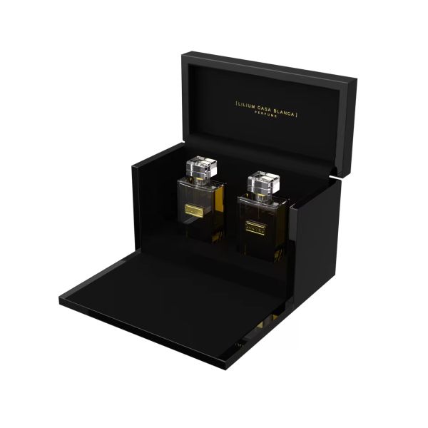 Luxury Wood Glossy Paint Varnishing Design Wooden Perfume Box Custom Logo Luxury Perfume Bottles Boxes 50ml 100ml 150ml